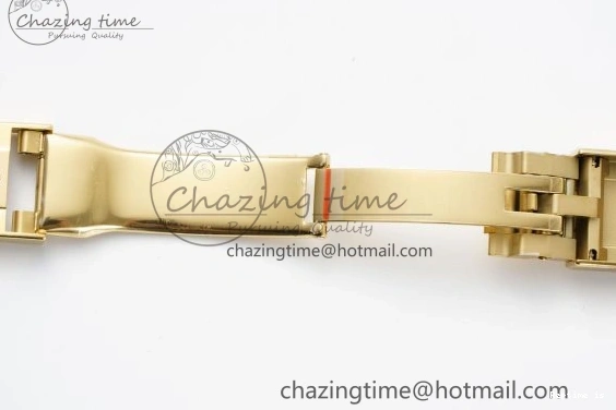 1222 OnTrend Daytona 116518 BTF 1:1 Best Edition YG Black Dial on Oysterflex Rubber Strap SA4130 V 2260